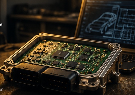 Calculateur électronique automobile ouvert et composants de configuration et codage